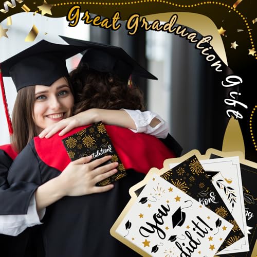 AmazingSpark 4 Set Mini Graduation Gift Card Book Class of 2026 Money Holder Envelope Booklet for Cash Congrats Grad Surprise Money Card Sleeve Book Graduate Party Gift for Senior College University - style: Graduation