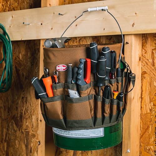 Bucket Boss The Bucketeer Bucket Tool Organizer in Brown, 10030 (Pack of 6) - size: (Pack of 6)