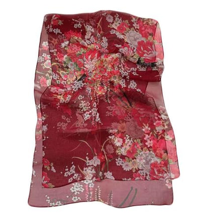 Acotavie Scarfs for Women Lightweight Fashion Scarves Print Floral Pattern Scarf Shawl Wraps - color: A04