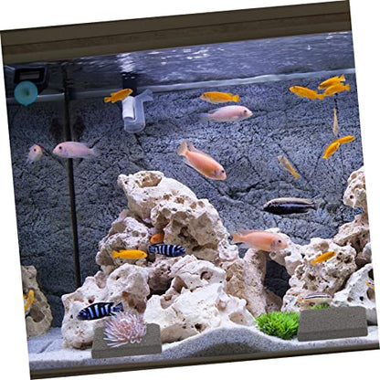 Toddmomy 10pcs Ceramic Coral Bases Coral Support Bracket for Fish Tank Propagation Durable Design Stable Base for Aquatic Environments