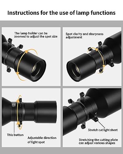 18W LED White Spot Light Led Pin Spot Manual Focus Length Adjustable, Aperture Size Adjustable, for Museum Art Gallery Exhibition Art 3000K - color: 3-Wire Track Dimming-White, size: 18w-3000k