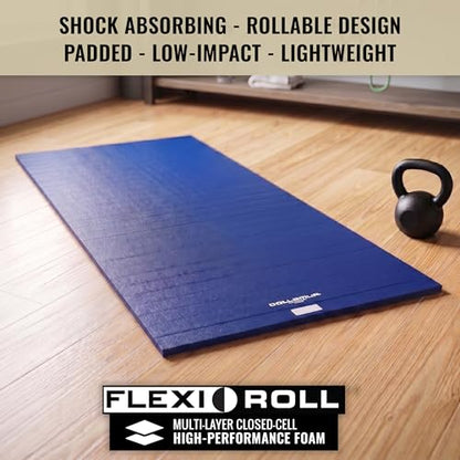 Dollamur 5'x10'x1.25" Jiu-Jitsu Mat, Tatami - color: Royal