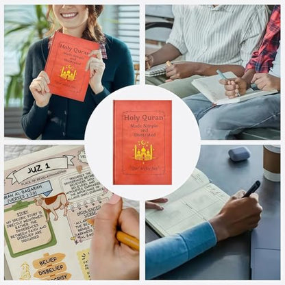 The Quran Journey: Holy Quran Made Simple & Illustrated - an Easy-to-Follow Study Guide for Beginners with Complete Summary, Tafsir & All 114 Surahs