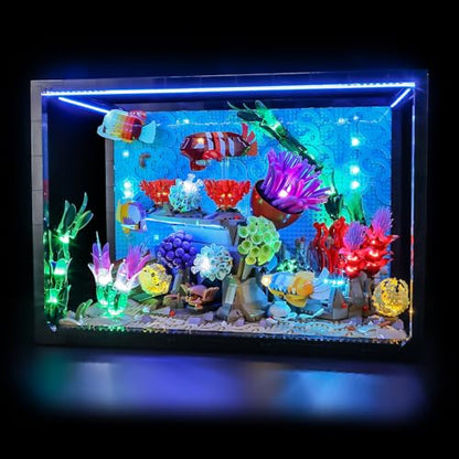 LIGHTAILING Led Light Compatible with Lego-10366 Tropical Aquarium | Easy-to-Install LED Lighting Kit for Home Decor, Shelf Display & Collector Gifts (Model Not Included)