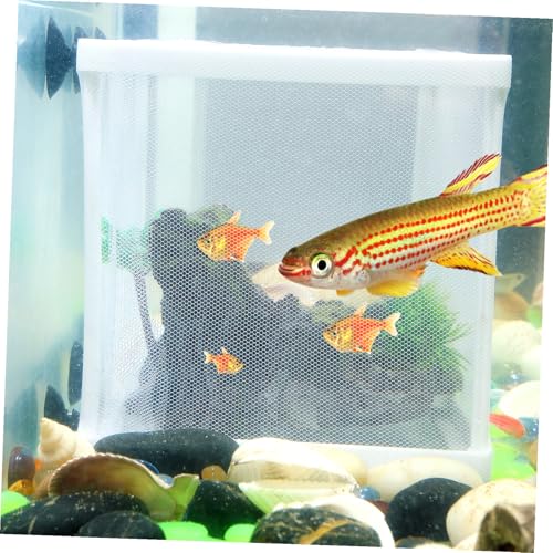 2pcs Fish Hatchery Box Aquarium Separation Net Nylon Incubator Mesh - Large Size