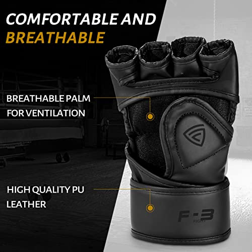 MMA Gloves for Sparring,Muay Thai,Training | Open Palm, Sparring & Grappling, Men & Women, Combat Sports, Boxing, Muay Thai, Kickboxing - size: Medium