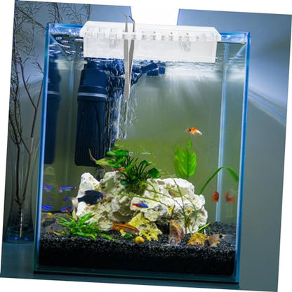 Aquarium Tool Holder Rack Storage Stand for Fish Tank Maintenance Easy Installation Self-Fitted Screws Convenient Wall-Mounted Plants and Grass Care
