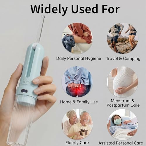 Portable Bidet for Travel,Personal Hygiene Sprayer Bottle for Women Men - color: Blue