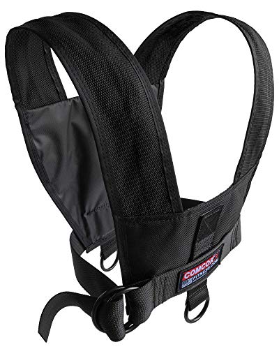 Max Sled Harness Vest - Made in USA (Black Adult to 50" Chest)