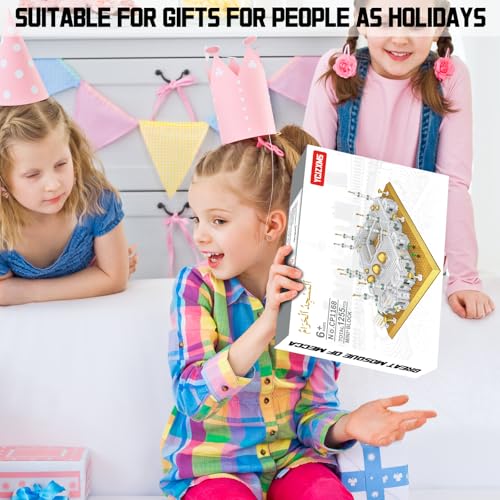 Mecca Mosque Building Model Mini Block Set (1255 Pieces) Muslims Islamic Gift, Famous Building Toy Children and Adult Eid al Fitr Gift - style: Mecca Mosque