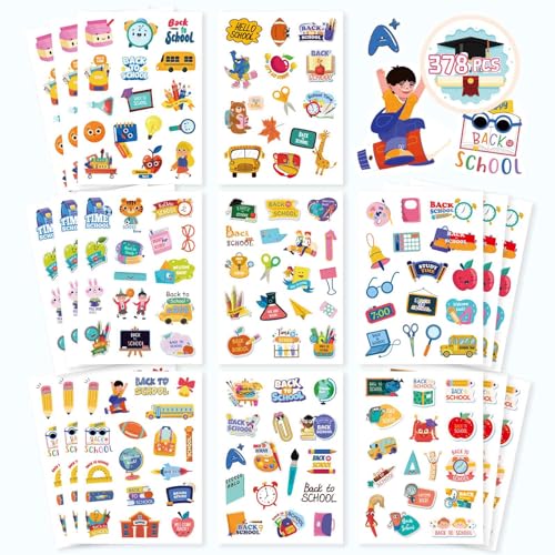 Welcome Back to School Stickers, Teacher Motivational Stickers for Students - style: Back to School Stickers