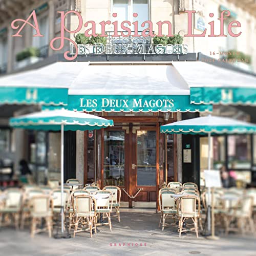 Graphique 2024 A Parisian Life Wall Calendar | 12” x 12” | Thick Paper | Home & Office Organizer | Large Monthly Grid | 3 Languages & Marked Holidays | 4 Month Preview Page for 2025 - color: A Parisian Life, style: OLD 2024