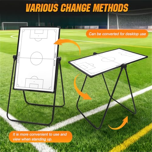 36" x 24" Magnetic Soccer Coaching Board, Soccer Clipboard for Coaches | Soccer Board, Complete Tactical Kit with Markers & Portable Carry Bag for Training, Matches & Strategy Sessions