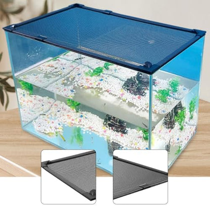 Tank Lid Anti-Jumping Net Cover Easy Installation Practical Replacement Equipment Supplies Sturdy DIY, 60cmx120cm