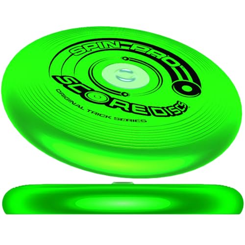 Beach & Pool Sports Disc. Throw with Precision! Spin Tricks! Soft and Durable, Waterproof, Floats, Play Anywhere! Spin & Splash Grip - Spin Zones - That's a Upgrade Your Fun! - color: Green