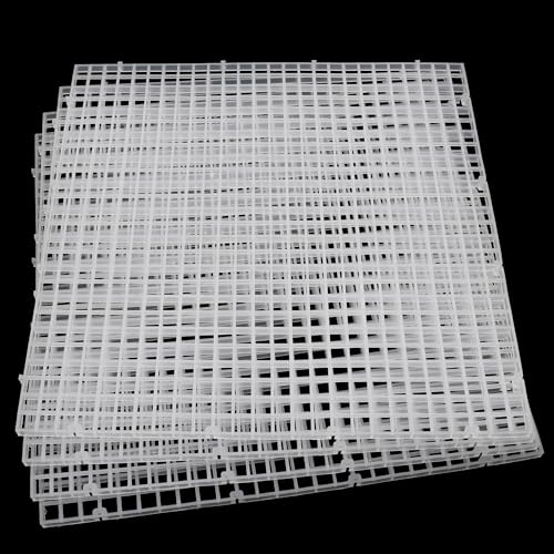 Hipanda Aquarium Hood Fish Tank Top Cover, Fit 8MM/0.3inch Glass | Terrarium lid Plastic Grid with 4-Piece Set Corner Protectors. Prevents Jumping - size: Fit 8MM/0.3inch Glass