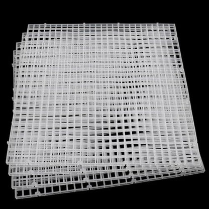 Hipanda Aquarium Hood Fish Tank Top Cover, Fit 8MM/0.3inch Glass | Terrarium lid Plastic Grid with 4-Piece Set Corner Protectors. Prevents Jumping - size: Fit 8MM/0.3inch Glass
