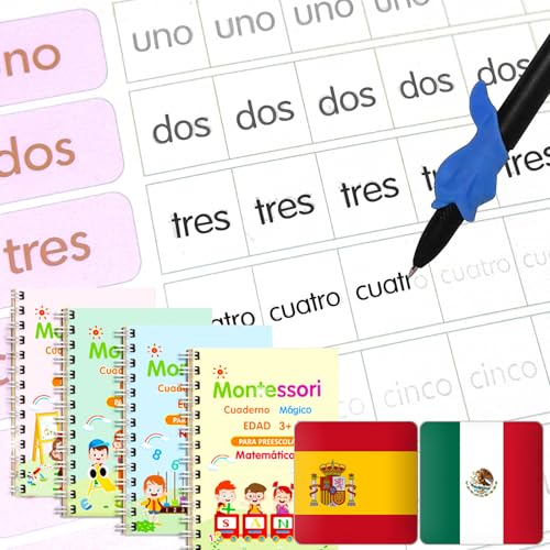 Magic Tracing Practice Workbook - 4 Trace Trek, Mexican, Small - color: Mexican, size: Small