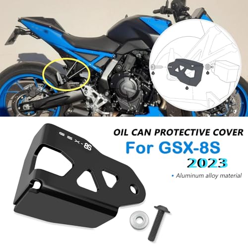 For GSX8S gsx8s gsx 8s Motorcycle Rear brake master cylinder guard Oil Can Protective Cover GSX-8S 2023 2024
