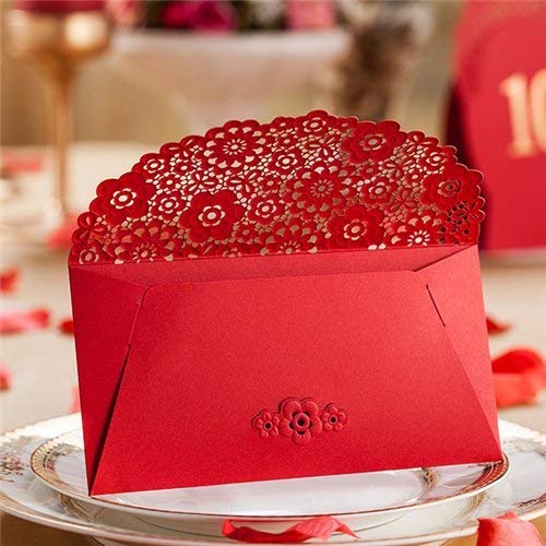 8 PCS Chinese Red Envelopes/Money Pocket/Party Accessory Organizer Envolop for Bussiness Occassion/Invited Card/Wedding/Birthday/New Year Party (8PCS) - color: 8PCS
