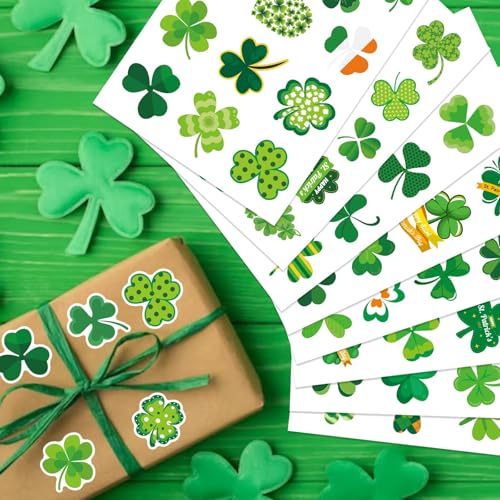 309 PCS St. Patrick's Day Stickers - 24 Sheets Lucky Shamrock Stickers - style: St. Patrick's Day