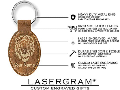LaserGram Oval Keychain, Allah 1, Personalized Engraving Included (Rustic with Gold) - color: Rustic With Gold