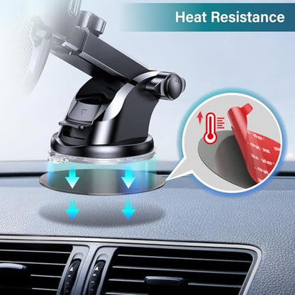 80mm Round Double-Sided Adhesive Pads for Dash Suction Cup Mounts, 4-Pack | Heat-Resistant 80mm/3.15in Circle Adhesive Pads For Dash/Camera/Gps/Phone Suction Mounts; Clean Flat Surface, Cure 48h