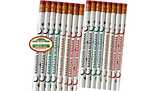Eid Mubarak & Ramadan Pencils (100 Count) Customized Party Favors Decoration Arabic Novelty Muslim Gifts Wholesale - style: Ramadan+EID mix