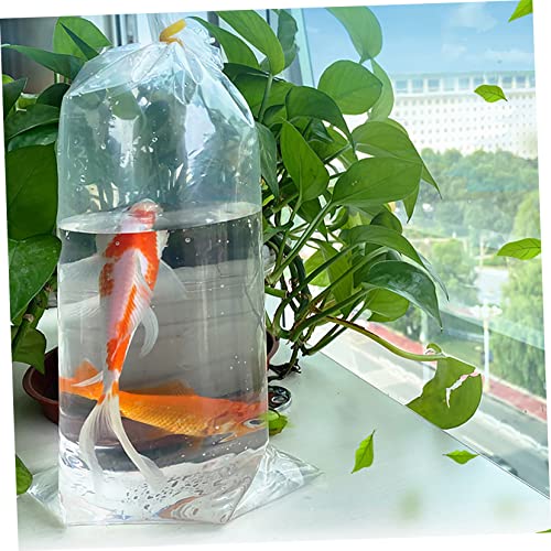 PRETYZOOM 20PCS Leak-proof Live Fish Transport Bags Sturdy Plastic Aquarium Packing Pouches for Fish Fry for Home Aquariums and Outdoor Travel - size: 45X85X0.1CM