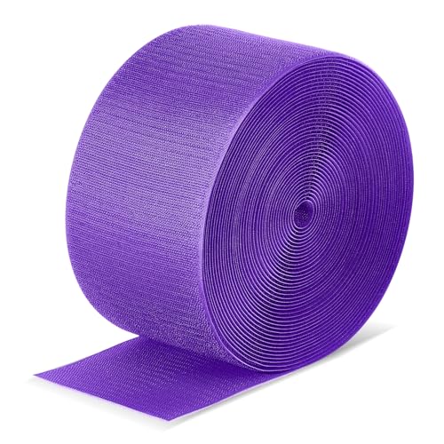 Shappy Gymnastics Mat Hook Fastener Gymnastics Cheer Mats Tape Strip for Tumbling 4" Wide Carpet Repair Nylon Hook for Carpet Bonded Foam Seams Cheer Gym Floors Cheerleading Supplies - color: Purple