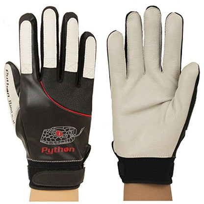 Python Deluxe Handball Glove (Pair) (Unpadded) (w/Strap) (Small-X-Large) - size: X-Large