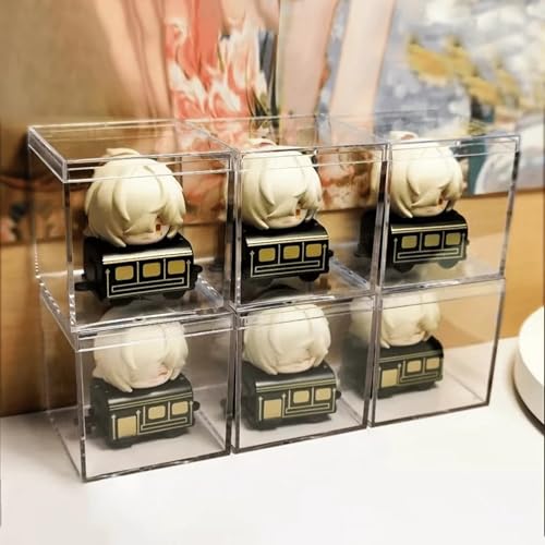 Acrylic Box Small Clear Candy Boxes with Lids Plastic Square Cube Home & Office Storage Containers Wedding Party Favor Gift Wrap Boxes - size: 2.4 x 2.4 x 2.4 Inch