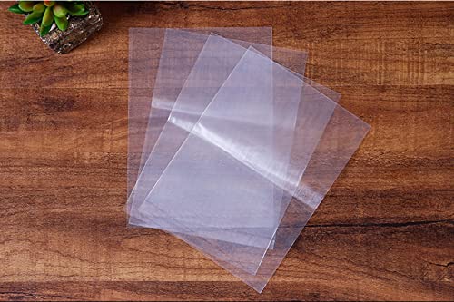 Geoyee 200ct 4x6 Inches Flat Open End Clear Plastic Poly Bags 1.6 Mil, Small Poly Bags for Office Storage, Screws packaging, Metal Accessories, Fruit, Food (4x6-200pcs) - size: 4.3x6.3 inches