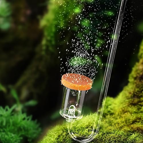 Acrylic CO2 Diffuser for Aquarium 10-30 Gallon Ceramic Disc Planted | Acrylic diffuser, ceramic disc; fine mist - size: S-13mm