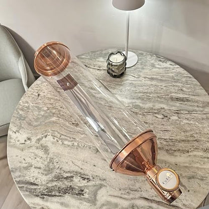 FixtureDisplays® Clear Acrylic Tube 3" (Nominal) Diameter (2.953" Exact Outside dim) x 6" Long, 5/64" (2mm) Wall Open Ended 15140-6"-1PK-NPF - size: 3" Dia X 6" 1PK