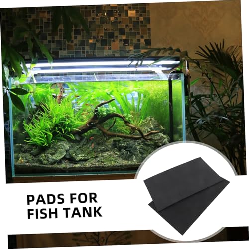 GANAZONO 2pcs Aquarium Leveling Mat Non Slip Shockproof Cushion Noise Dampening Fish Tank Pad for Under Tank Support Vibration Reduction Comfortable Fish Environment