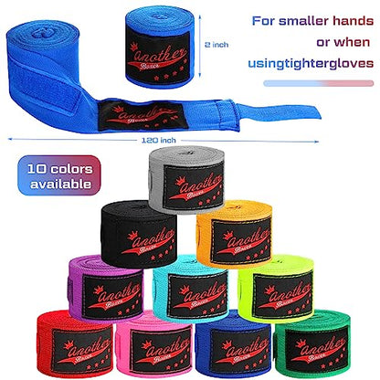 Lenwen 10 Pairs 120 Inch Boxing Hand Wraps for Gloves Elastic Mexican Style Boxing Inner Gloves Muay Thai MMA Wrist Wraps for Men Women Youth Kickboxing Boxer Beginner Training - color: Multicolor