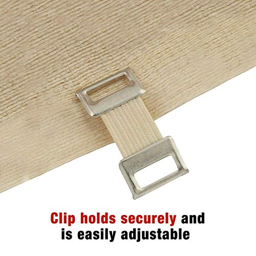 ACE 6 Inch Elastic Bandage with Clips, Beige, Great for Chest and More, 1 Count - size: 6"
