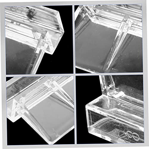 Yardwe 32pcs Acrylic Fish Tank Cover Holders Sturdy Aquarium Lid Racks for Easy Cleaning and Water Changes Suitable for Fish Tanks and Turtle