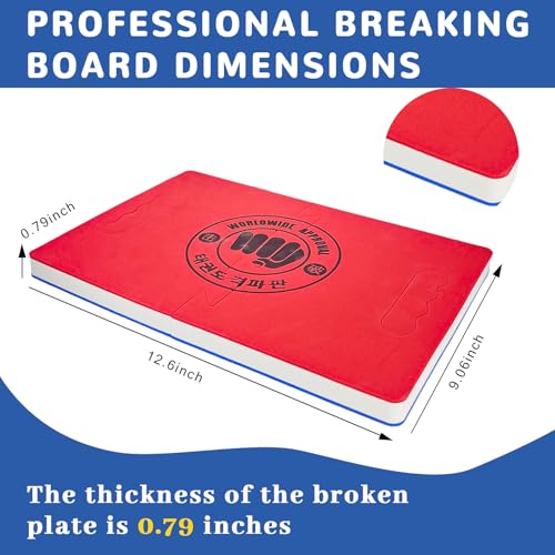 Taekwondo Training Set: Rebreakable Breaking Board & Kick Target Pad, Taekwondo Breaking Boards for Kids& Adults, Martial Arts Karate Boxing Sparring Gear - size: 4 Pack
