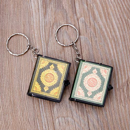 Mini Ark Quran Book Real Paper Can Read Arabic The Koran Keychain Muslim Jewelry