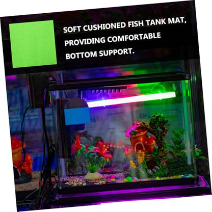 LIOOBO Nonslip Fish Tank Mat Soft Bottom Pad for Aquarium Thick Skid Cushion for Fish Tank Durable Aquarium Mat for Enhanced Stability and Insulation