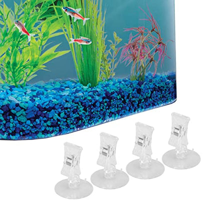BESPORTBLE Aquarium Tool 10pcs Fish Tank Suction Cup Feeding Clips Easy Install/uninstall Feeding Accessory