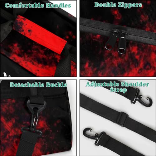 Personalized Martial Art Bag Duffel Bag for Girls, Custom Taekwondo Karate Bag Overnight Bags for Travel Weekender Practice Fighters - color: Option 4