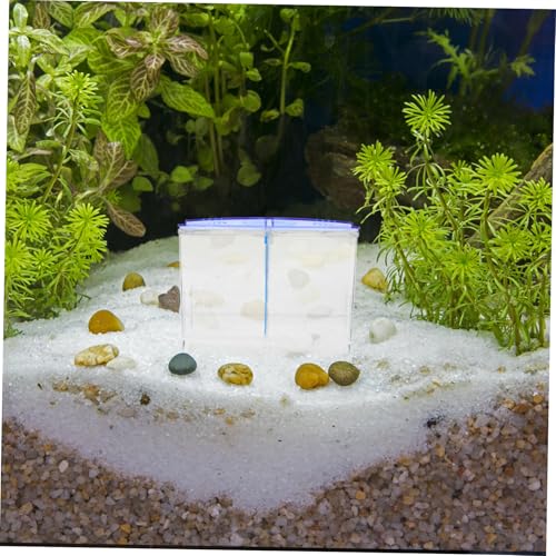 Aquarium Fish Breeding Box Isolation Box for Fish Tank Guppy Fry Incubator Temperature Control Airflow