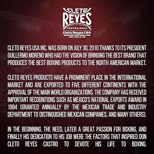 CLETO REYES Platform Leather Punching Speed Bag for Boxing, MMA, Muay Thai, Training Equipment, Classic Red, Small