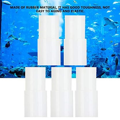 5 Pack Aquarium Pipe Adapters, Sturdy and Flexible Design, Suitable for 12mm 15mm and 19mm 22mm Tubing, Easy to Install, for Aquarium Setup (L) - size: L