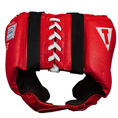TITLE Boxing Classic USA Competition Headgear - Protective Gear for Sparring and Martial Arts, USA Boxing Approved - color: Red, size: Small