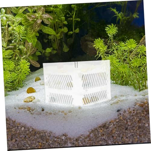 Toyvian Aquarium Divider Acrylic Grid Board for Fish Tank Isolation Pump Guards Betta Fish Tank Divider Suction Cups Accessories