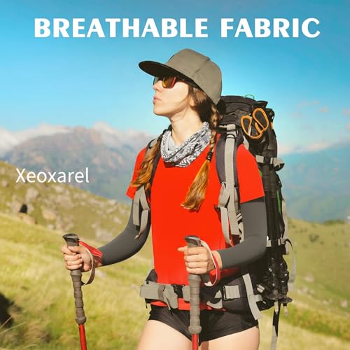Xeoxarel Arm Sleeves for Men & Women (Available in 4 Pairs/12 Pairs) - color: 1 Pair Arm Sleeve - Dark Grey